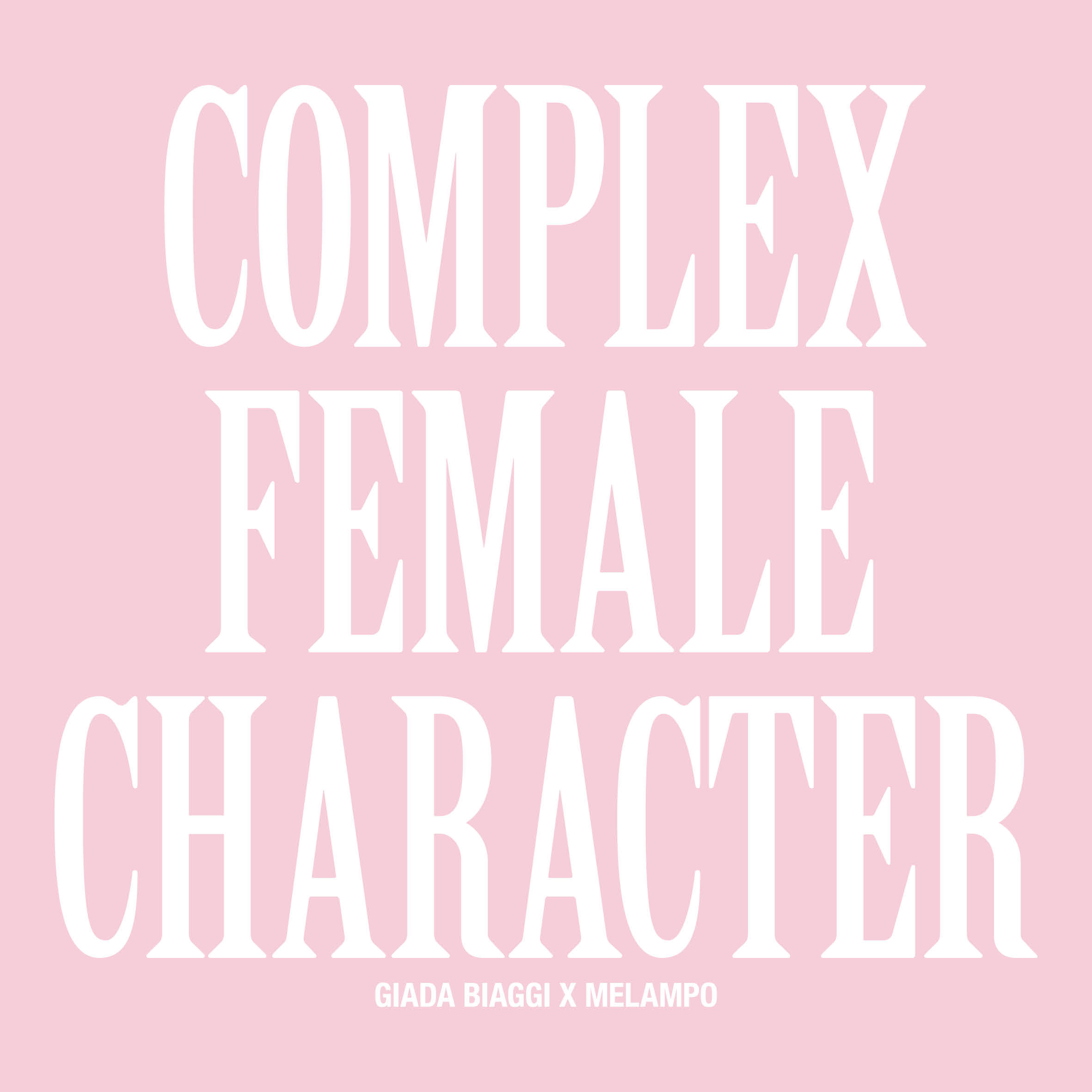 MELAMPO SPECIAL PROJECT COMPLEX FEMALE CHARACTER GIADA BIAGGI TEXT